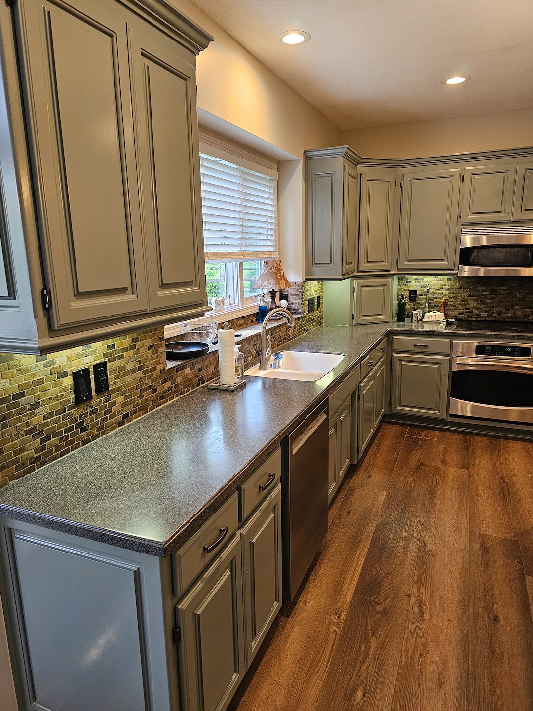 Adding a new color to these kitchen cabinets